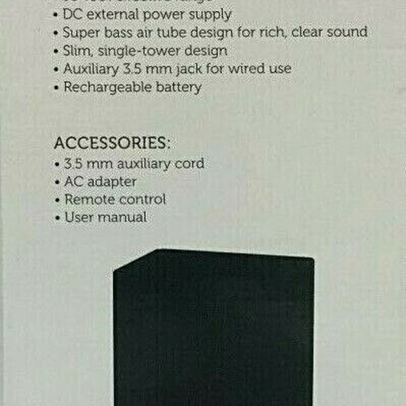 Purple POLAROID Tower Speaker . (Bluetooth & Wireless) - Picture 5 of 5